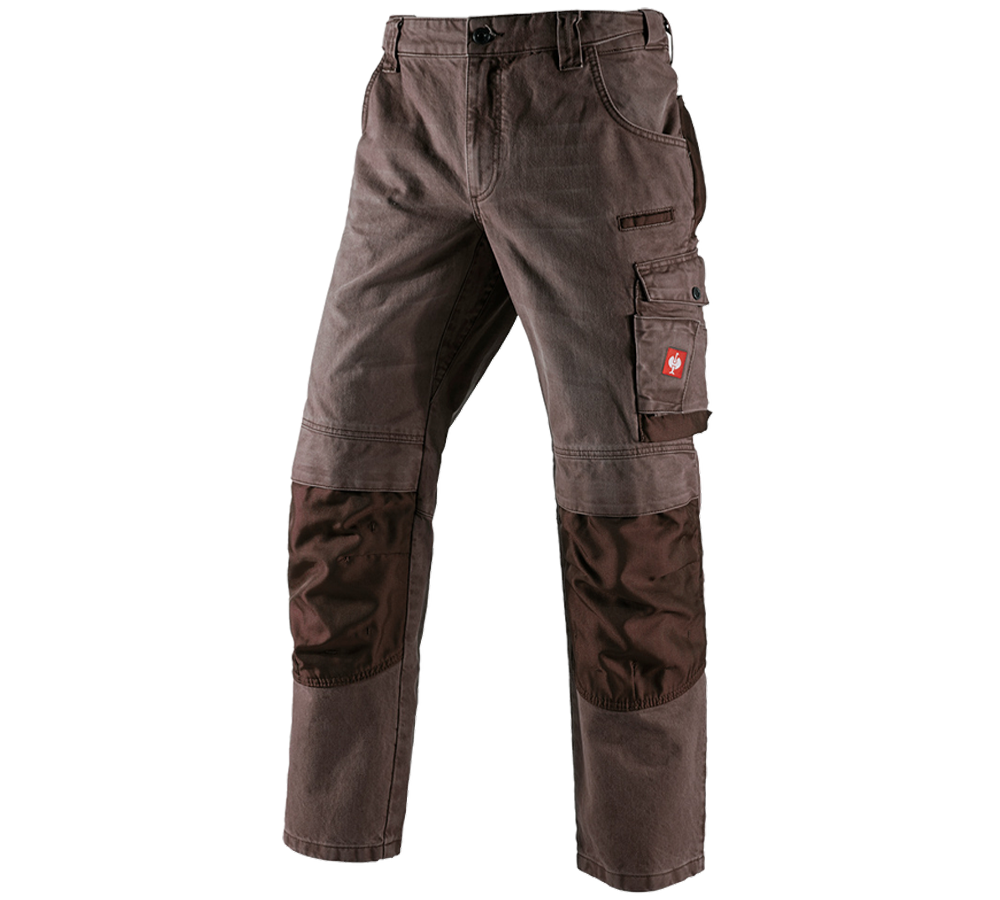Horti-/ Sylvi-/ Agriculture: Jeans e.s.motion denim + marron