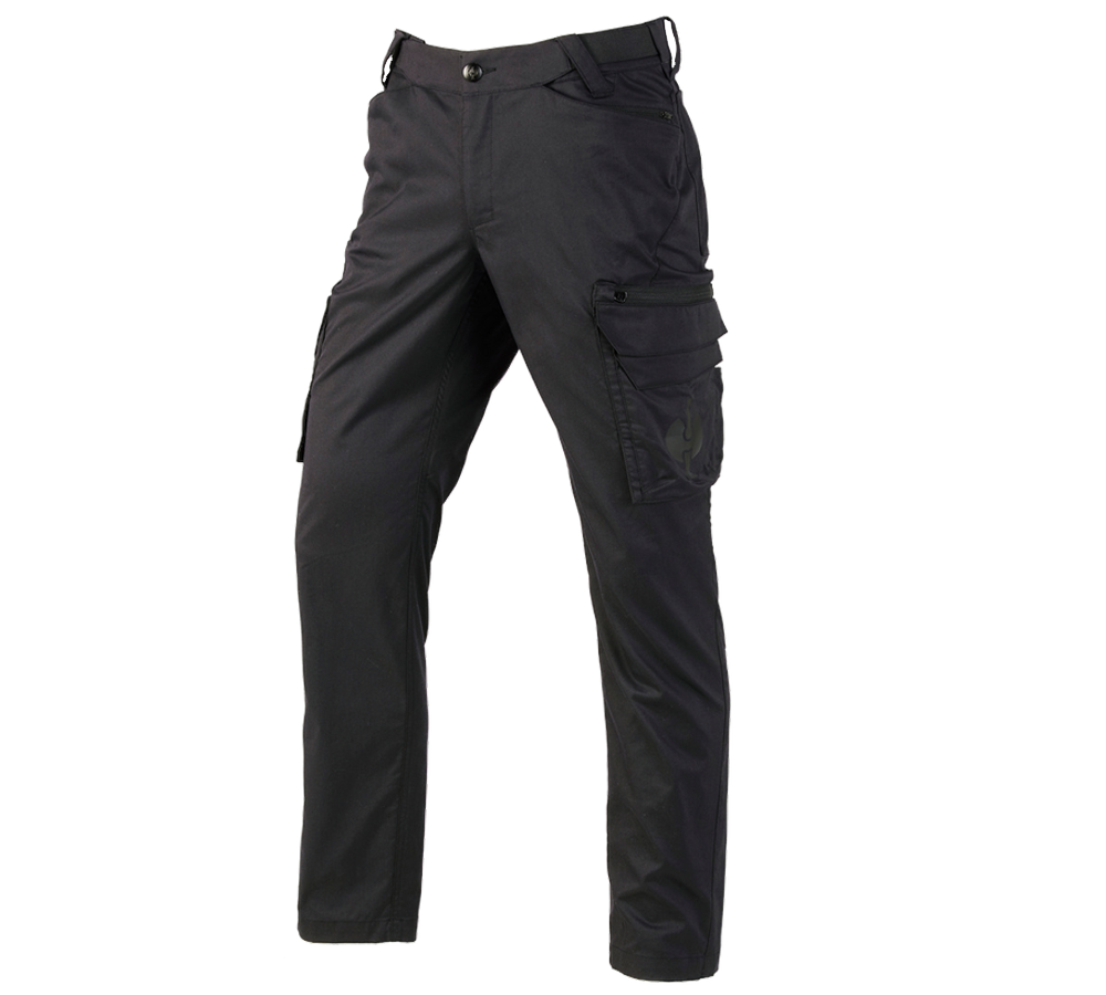 Pantalons de travail: Pantalon Cargo e.s.trail + noir