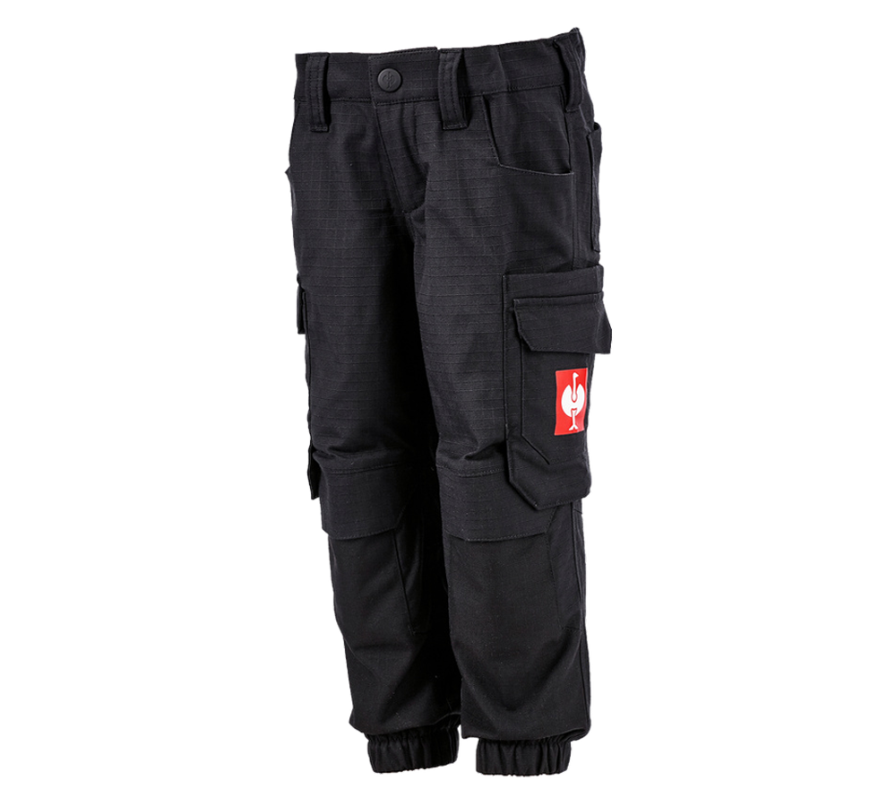 Pantalons: Super Mario Pantalon Cargo, enfants + noir