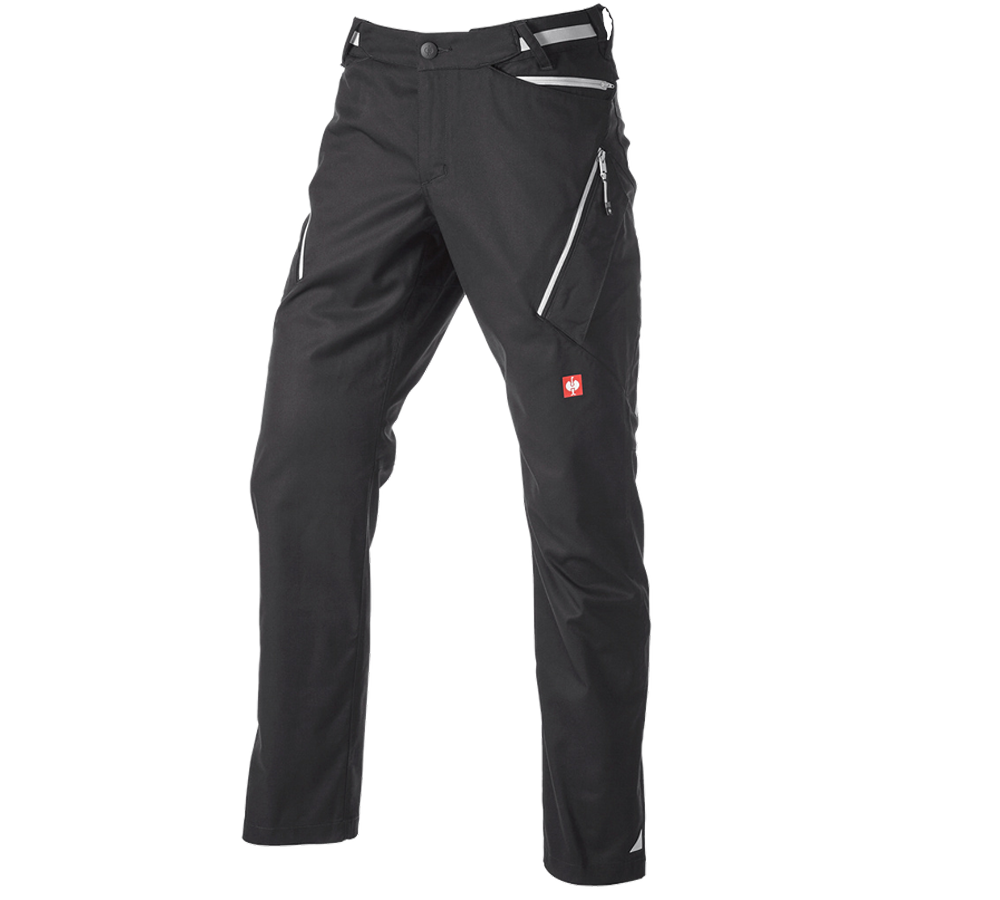 Vêtements: Pantalon à poches multiples e.s.ambition + noir/platine