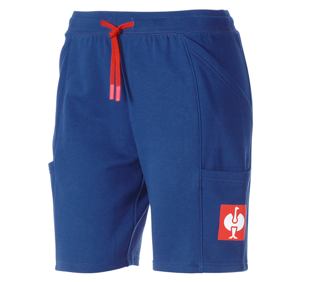 Accessoires: Super Mario Sweatshorts, Damen + alkaliblau