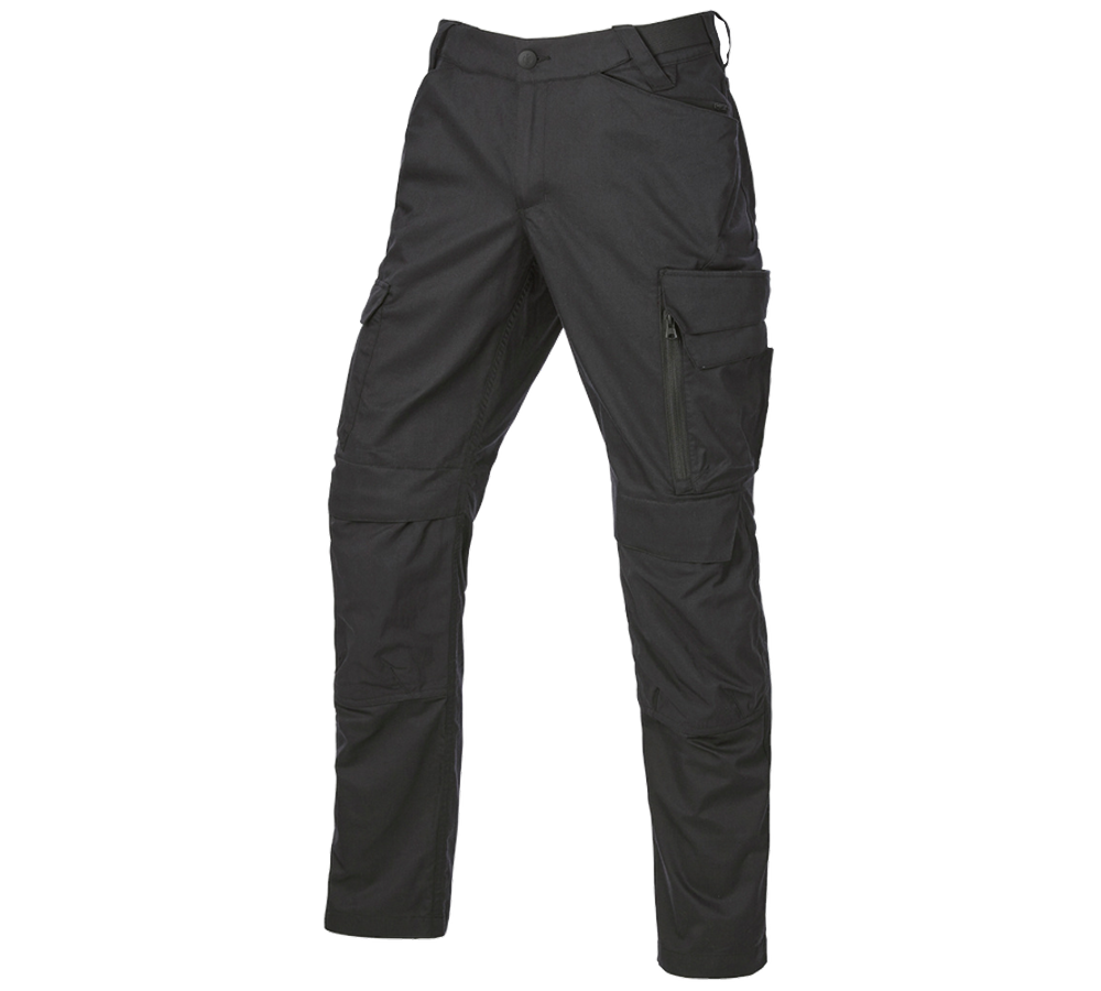 Vêtements: Pantalon à taille élastique e.s.trail pure + noir