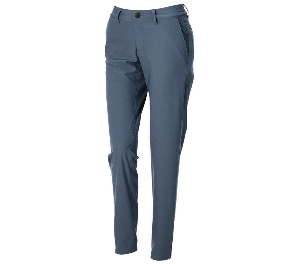 Bekleidung: Berufshose Chino e.s.work&travel, Damen + eisenblau