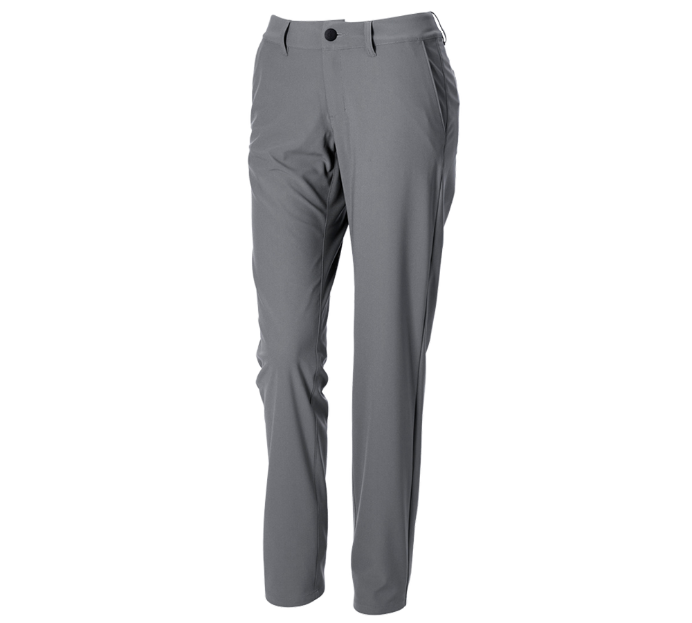 Thèmes: Pantalon de travail Chino e.s.work&travel, femmes + gris basalte