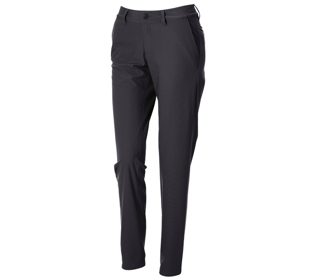 Themen: Berufshose Chino e.s.work&travel, Damen + schwarz