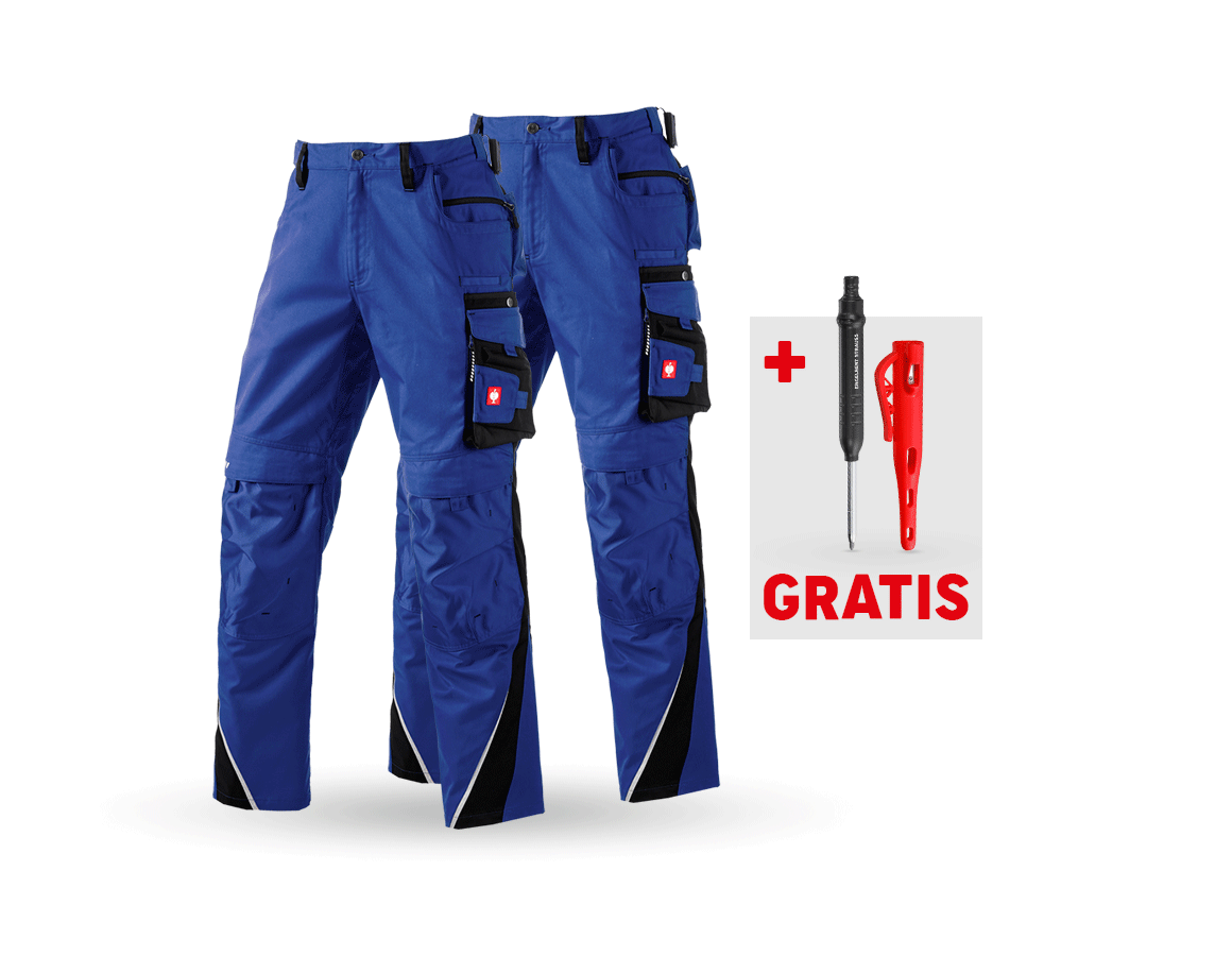 Bekleidung: SET: 2x Bundhose e.s.motion + kornblau/schwarz