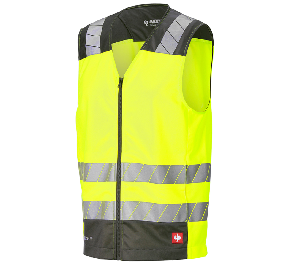 Vêtements: Gilet de signalisation e.s.motion 24/7 + jaune fluo/anthracite