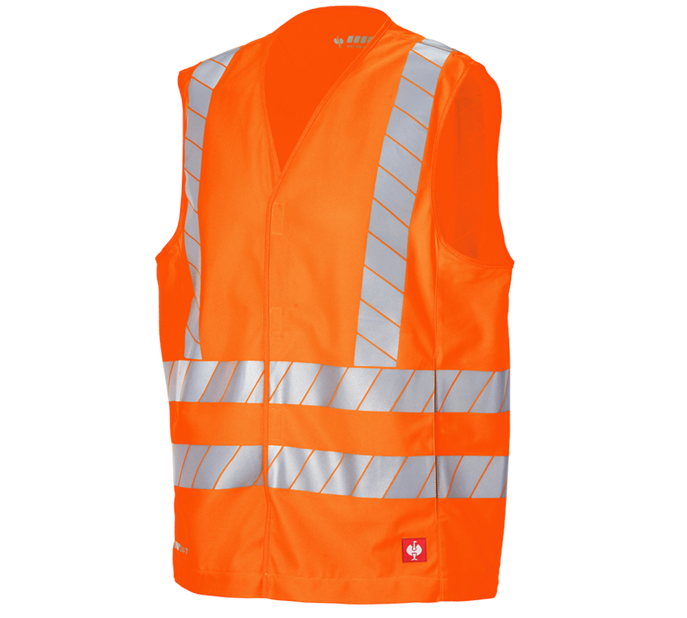 Gilets de travail: Gilet de signalisation e.s.motion 24/7 uni + orange fluo