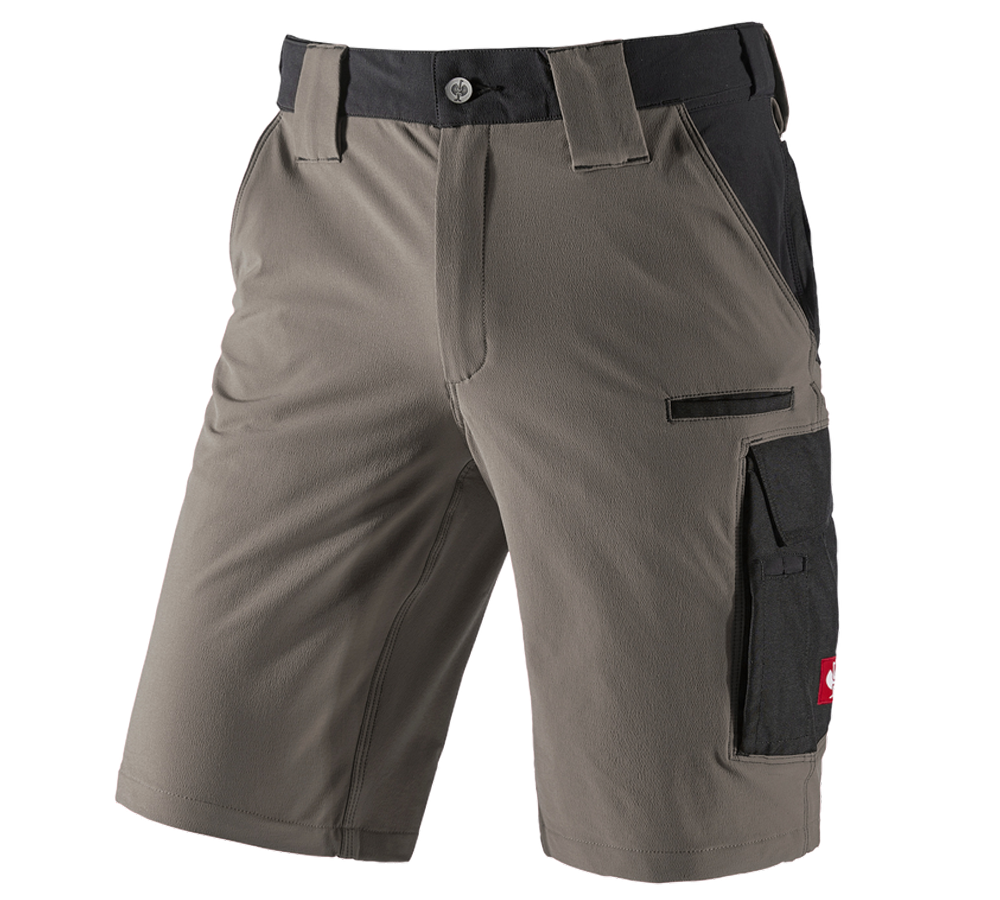 Pantalons de travail: Short fonctionnel e.s.dynashield + pierre/noir