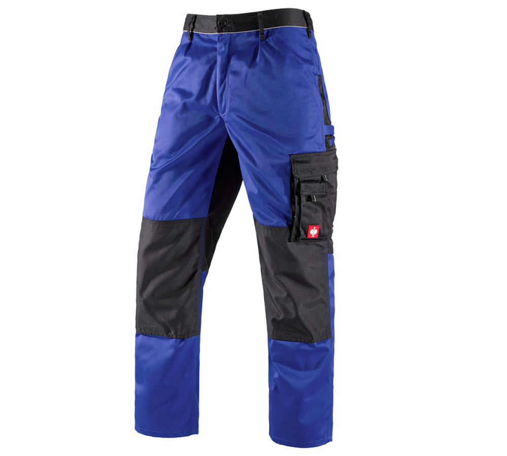 Thèmes: Pantalon à taille élastique e.s.image + bleu royal/noir