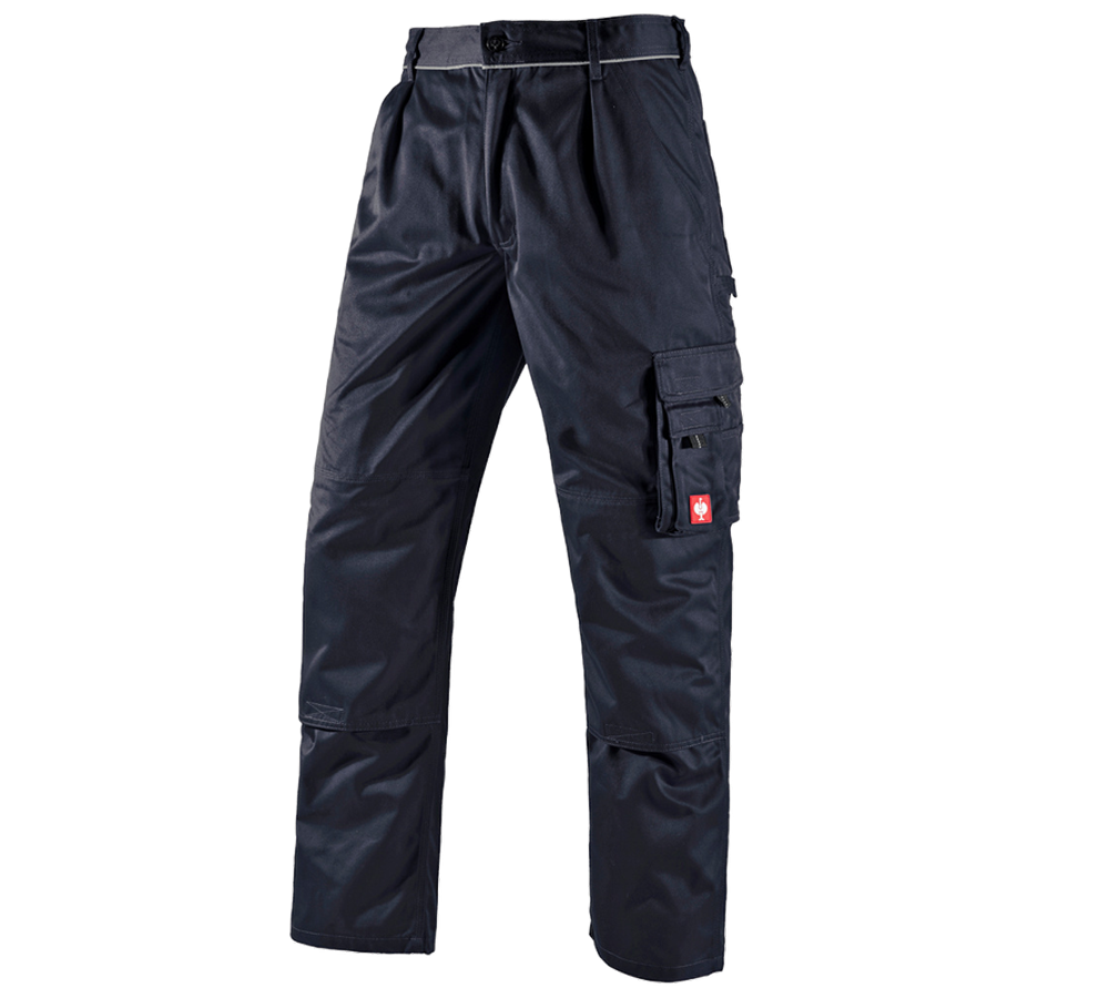 Horti-/ Sylvi-/ Agriculture: Pantalon à taille élastique e.s.classic + bleu foncé