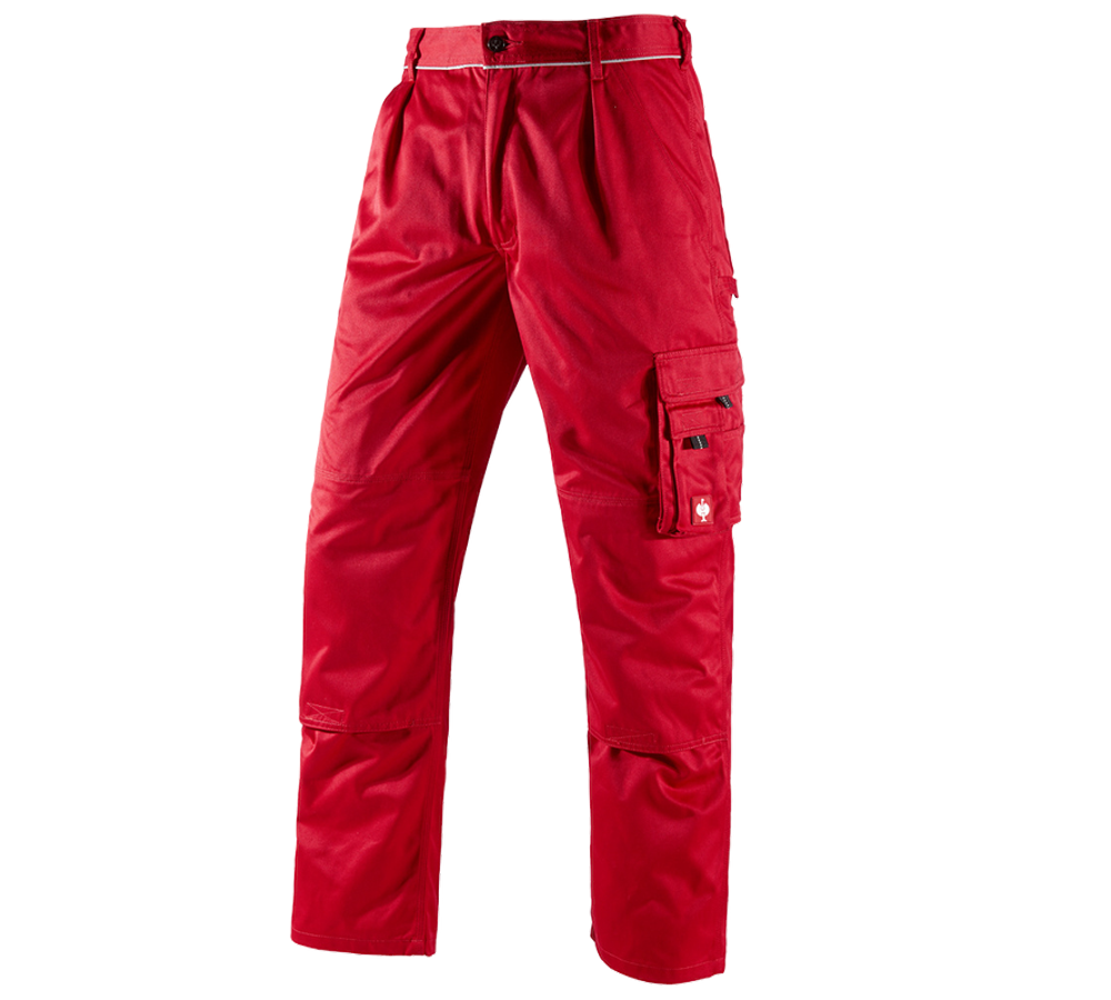 Horti-/ Sylvi-/ Agriculture: Pantalon à taille élastique e.s.classic + rouge