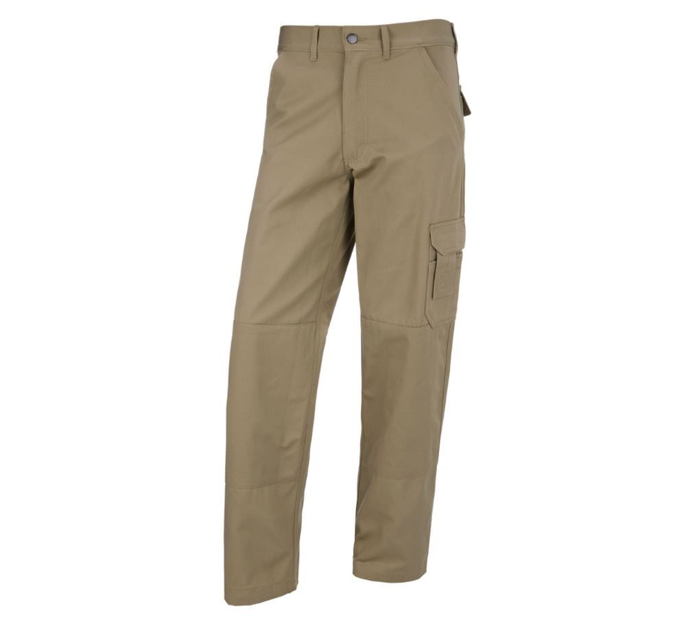 Pantalons de travail: STONEKIT Pantalon à taille élastique Aalborg + kaki