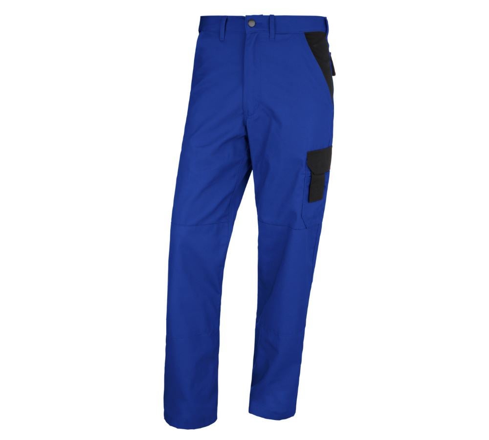 Horti-/ Sylvi-/ Agriculture: STONEKIT Pantalon à taille élastique Odense + bleu royal/noir