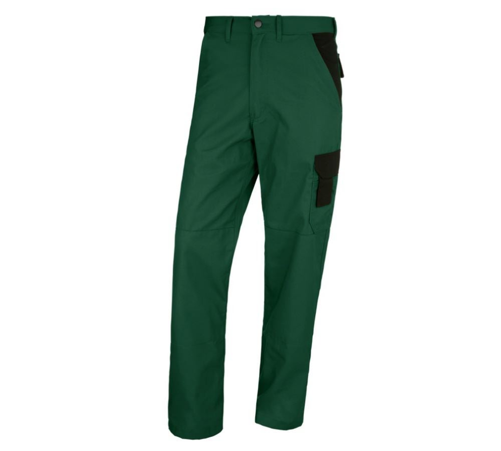 Installateurs / Plombier: STONEKIT Pantalon à taille élastique Odense + vert/noir