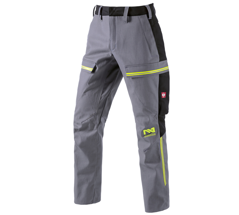 Pantalons de travail: Pantalon à taille élastique e.s.vision multinorm* + gris/noir