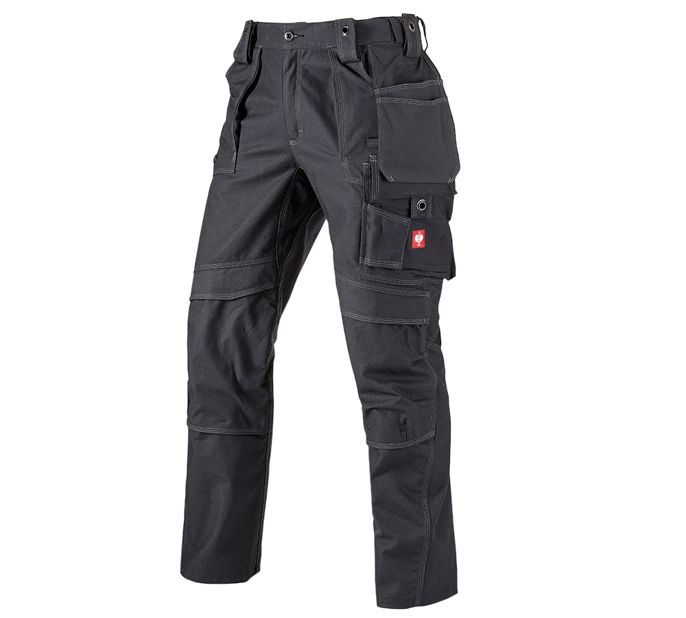 Thèmes: Pantalon à taille élast. e.s.roughtough tool-pouch + noir