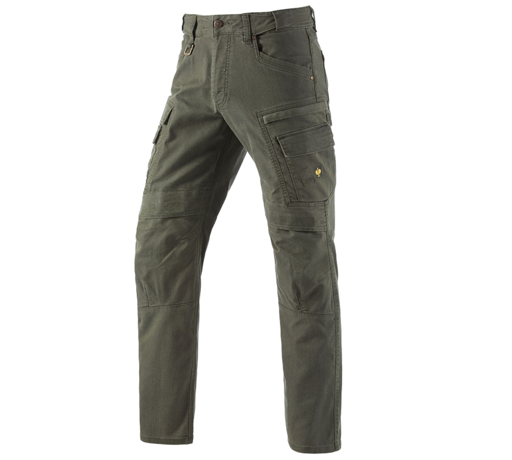 Thèmes: Pantalon cargo de travail e.s.vintage + vert camouflage