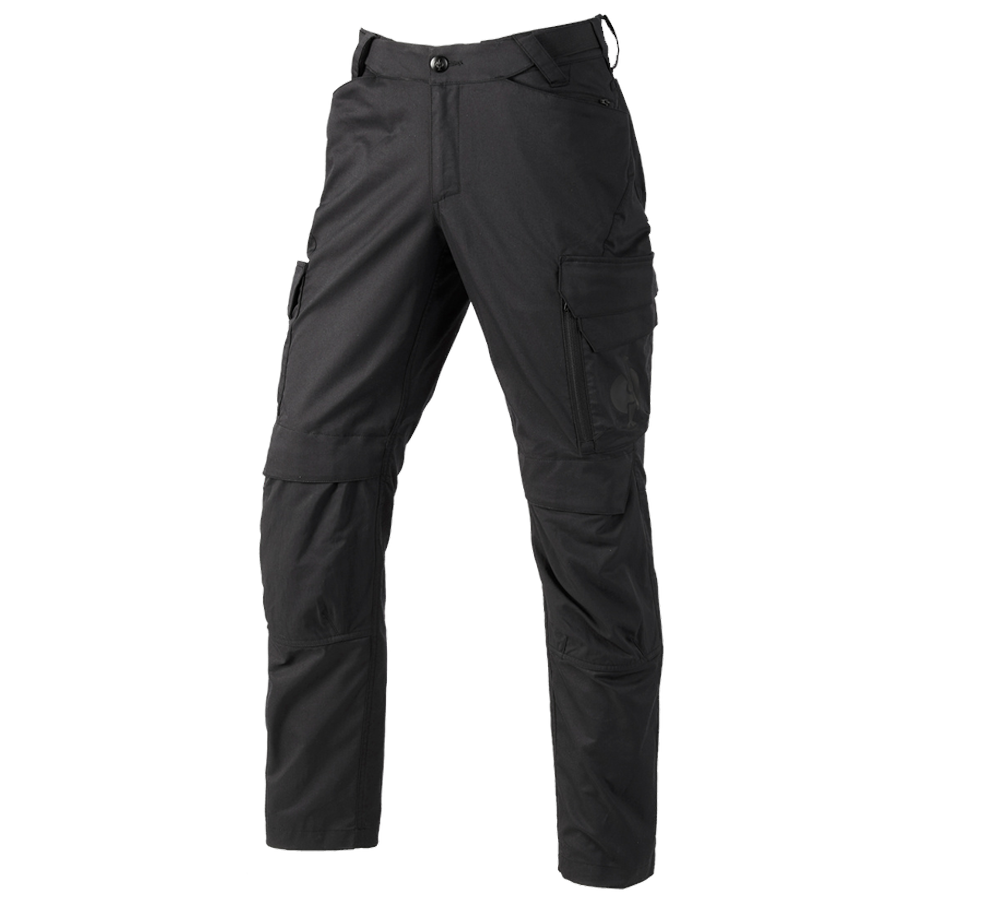 Thèmes: Pantalon à taille élastique e.s.trail + noir