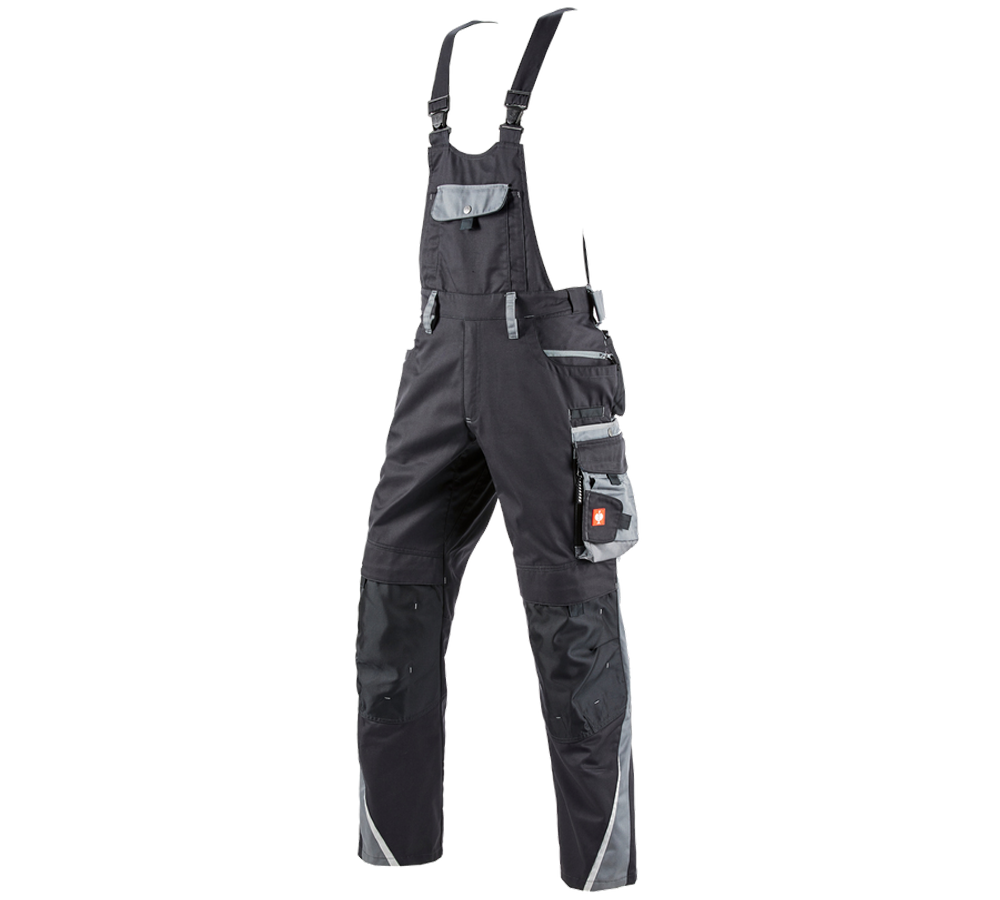Pantalons de travail: Salopette e.s.motion + graphite/ciment