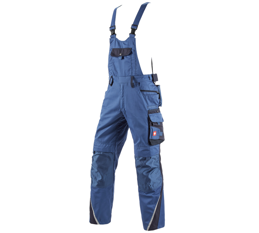 Pantalons de travail: Salopette e.s.motion + cobalt/pacifique