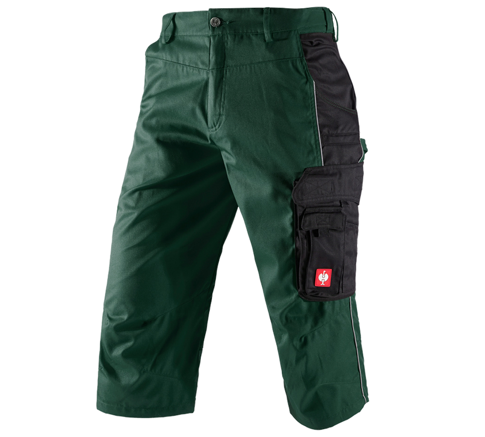 Pantalons de travail: Corsaire e.s.active + vert/noir