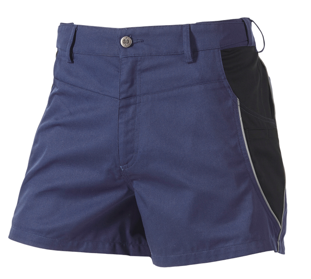 Pantalons de travail: X-Short e.s.active + bleu foncé/noir