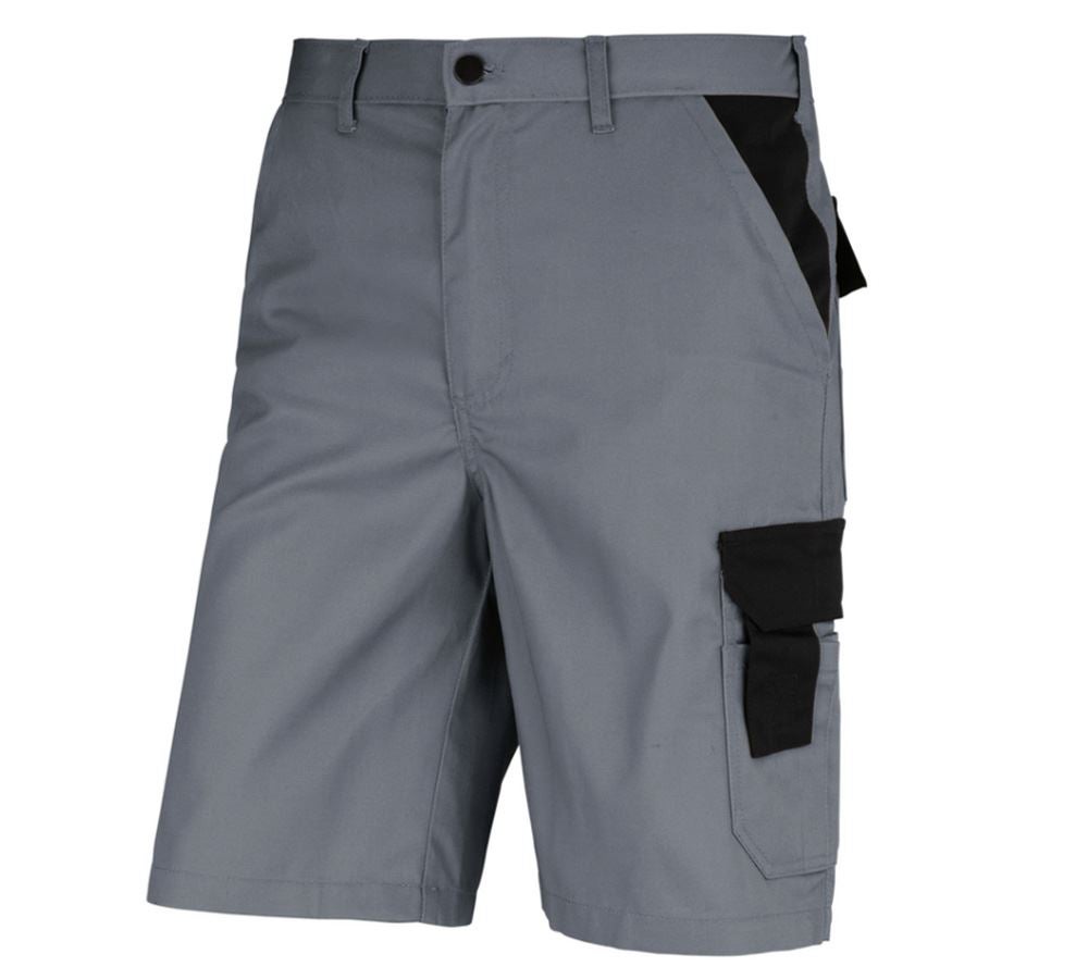 Pantalons de travail: STONEKIT Short Odense + gris/noir