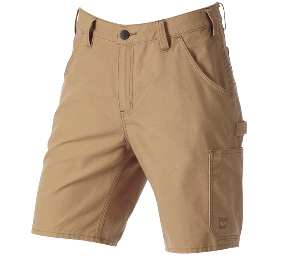 Pantalons de travail: Short e.s.iconic + brun amande
