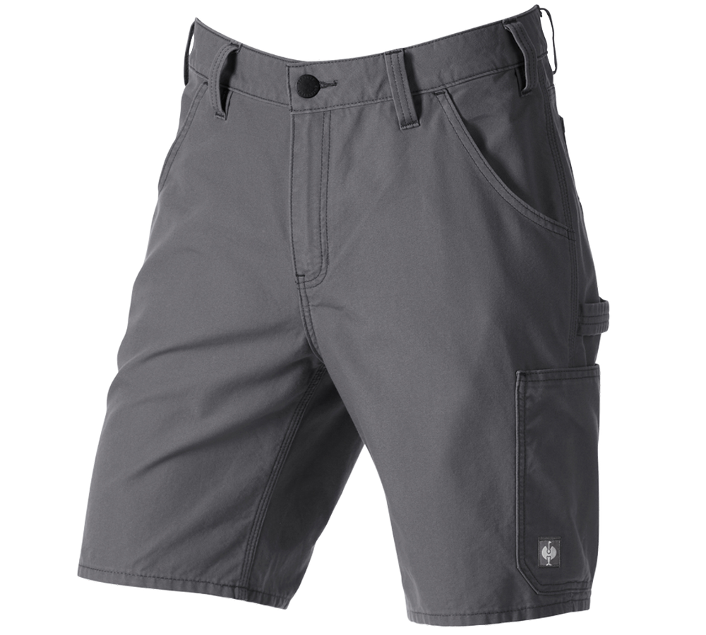 Pantalons de travail: Short e.s.iconic + gris carbone