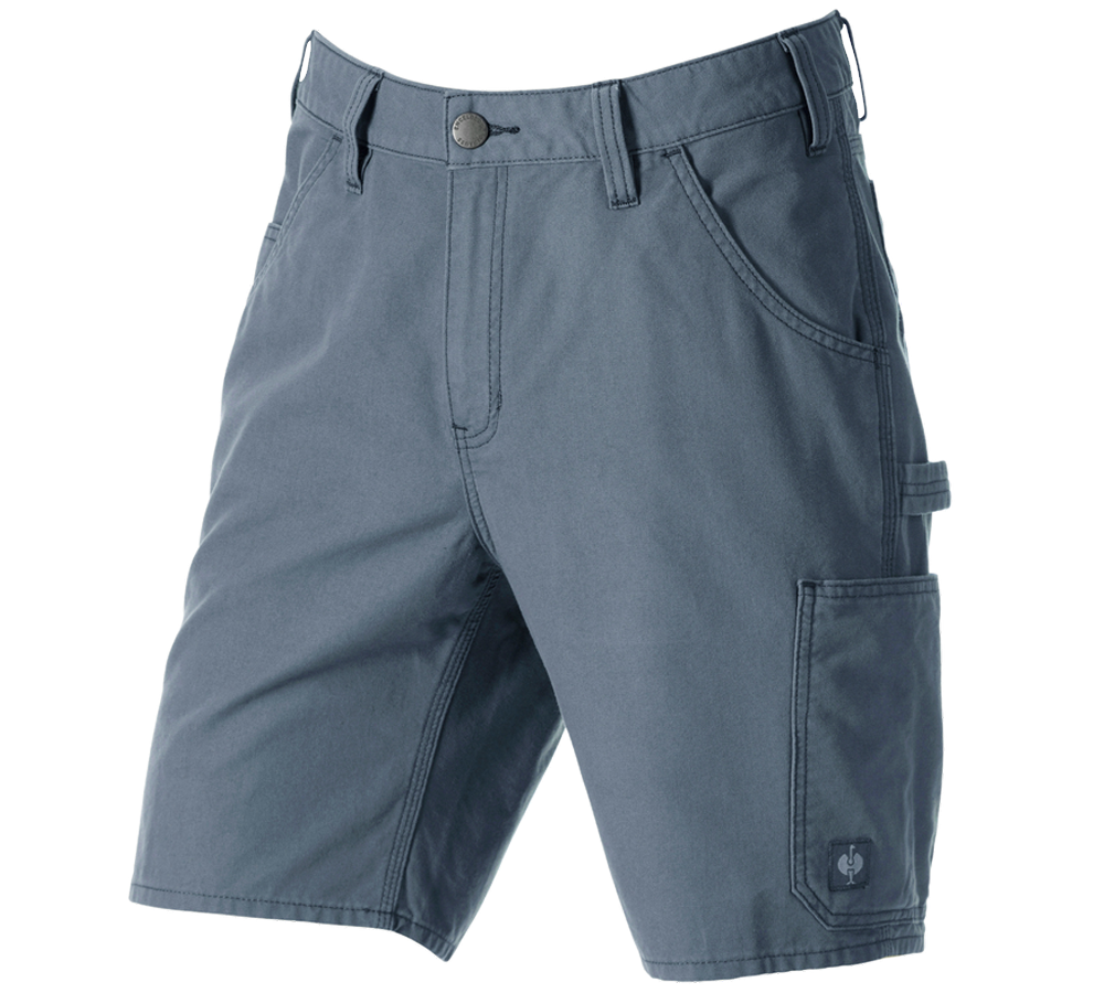 Pantalons de travail: Short e.s.iconic + bleu oxyde