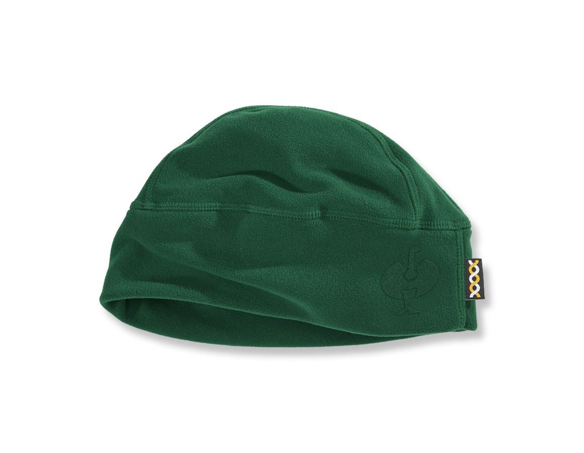 Accessoires: e.s. FIBERTWIN® microfleece bonnet + vert