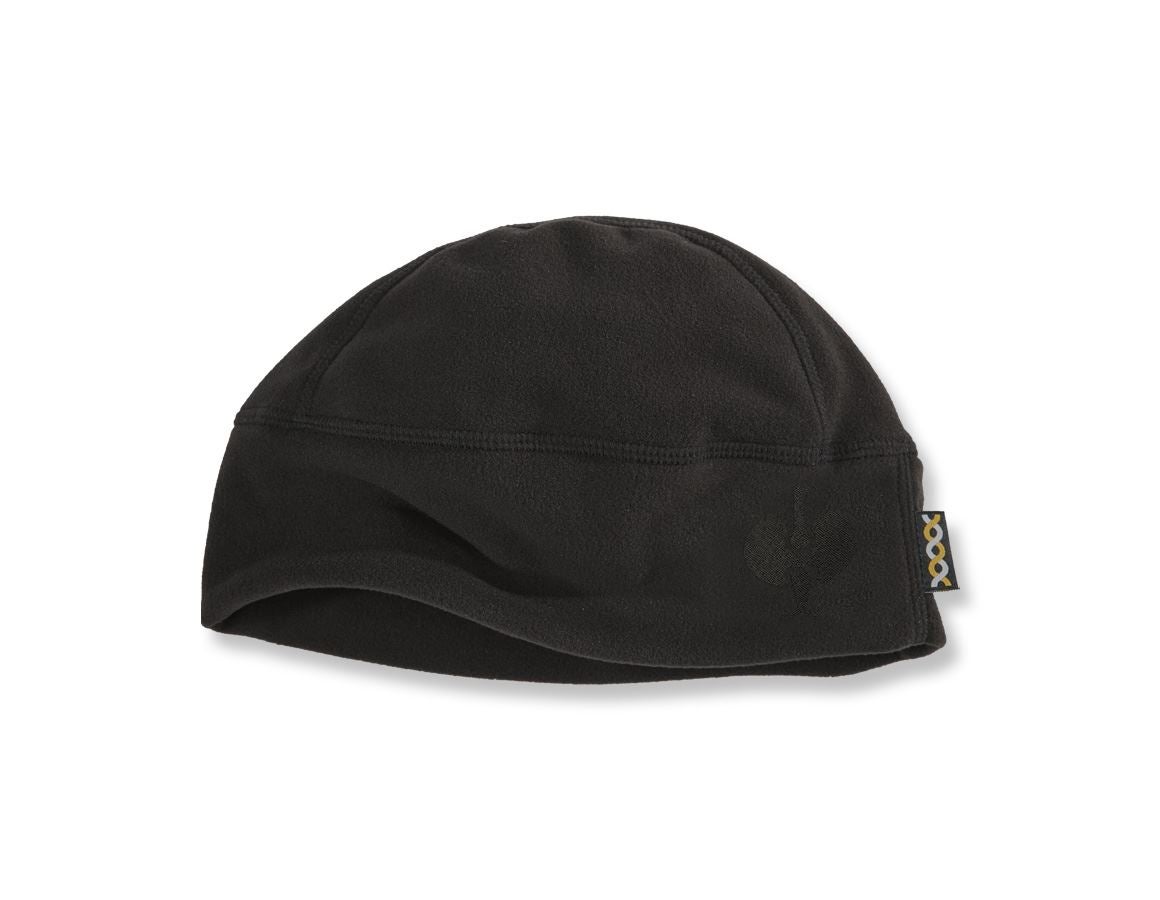 Accessoires: e.s. FIBERTWIN® microfleece bonnet + noir