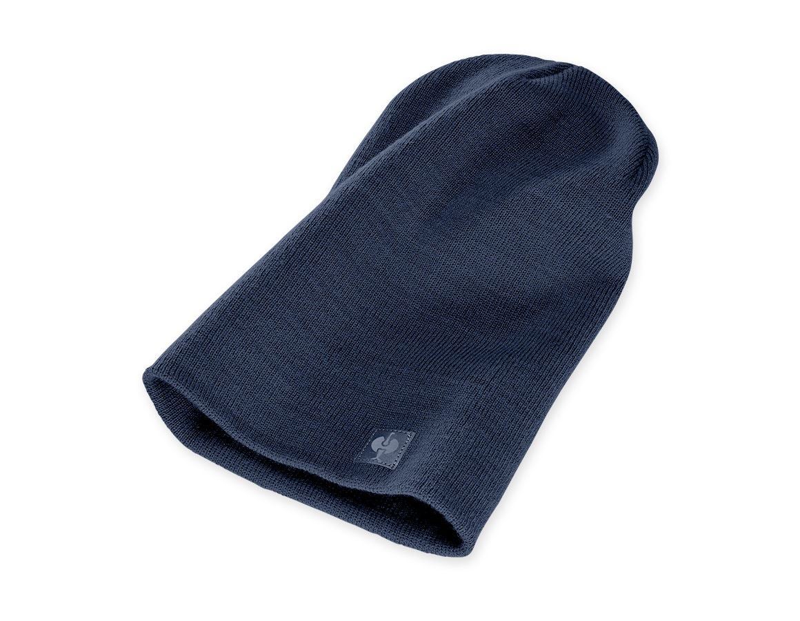 Thèmes: Bonnet tricoté e.s.motion ten + bleu ardoise