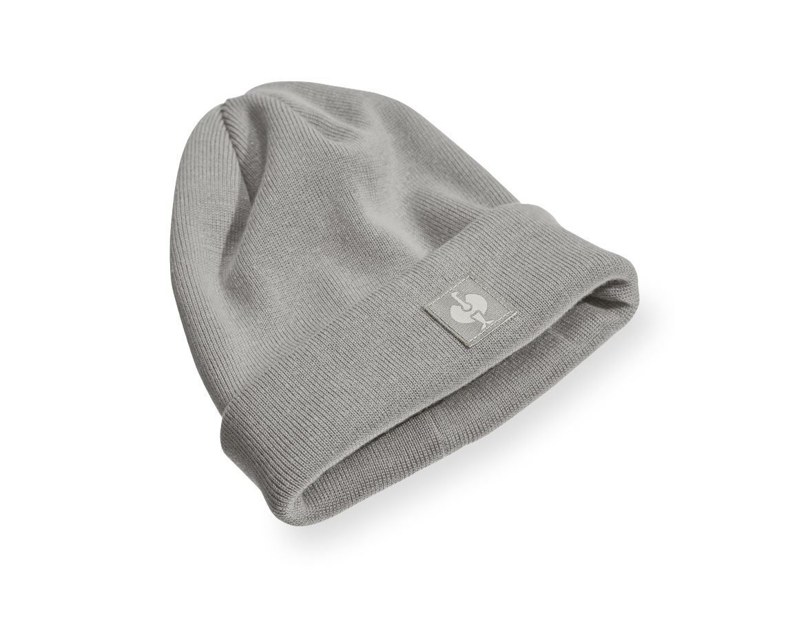 Vêtements: Bonnet tricoté e.s.iconic + gris dauphin