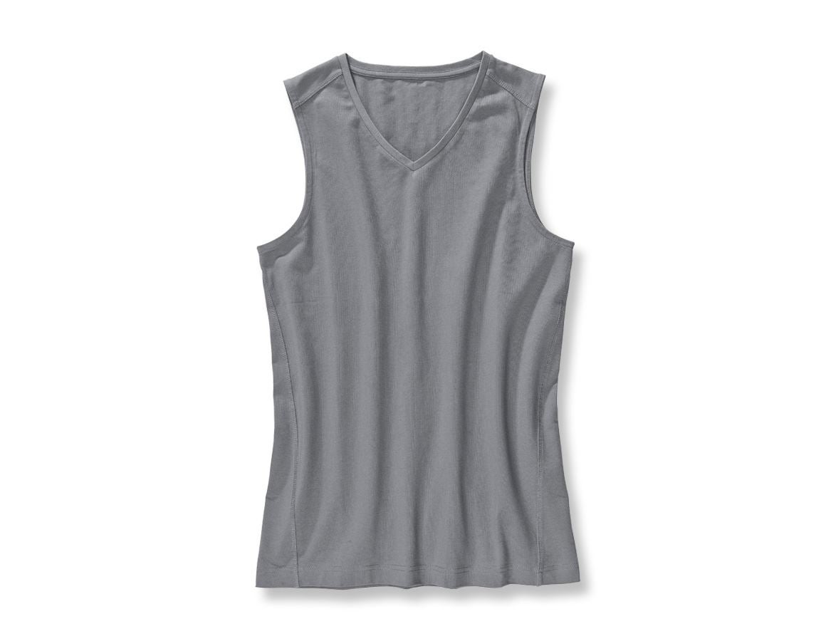 Unterwäsche | Thermokleidung: e.s. cotton stretch Athletik-Shirt + zement