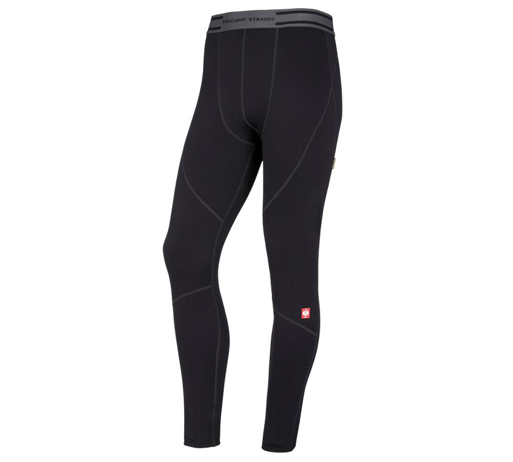 Kälte: e.s. Funktions-Long Pants thermo stretch-x-warm + schwarz
