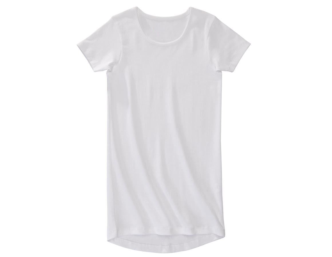 Themen: e.s. cotton rib T-Shirt + weiß