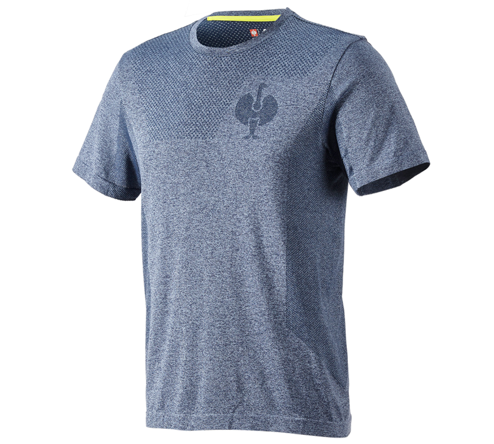 Themen: T-Shirt seamless e.s.trail + tiefblau melange