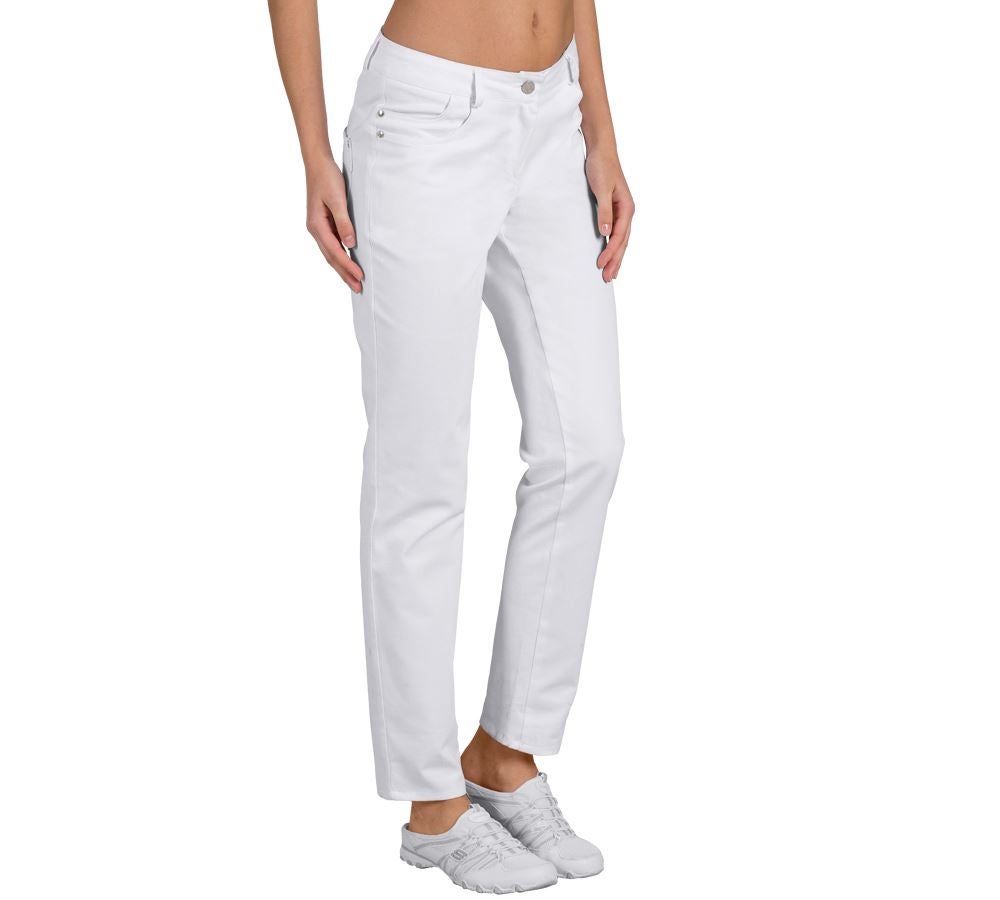 Pantalons de travail: Pantalon pour femme Jessica + blanc