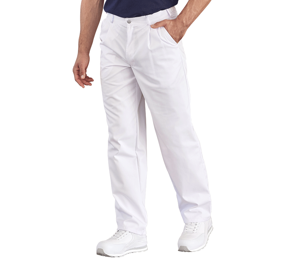 Thèmes: Pantalon de travail pour homme Tom + blanc