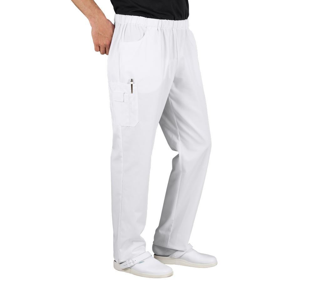 Thèmes: Pantalon élastique Peter + blanc