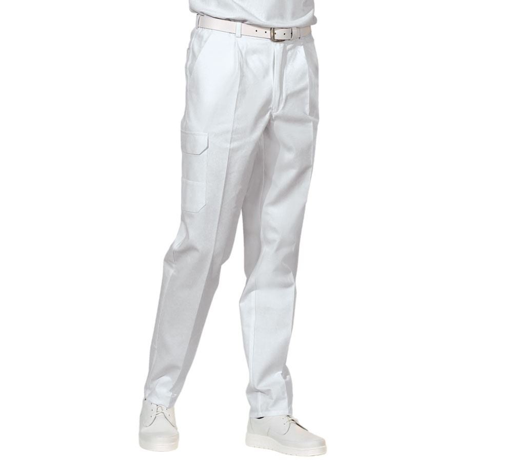 Pantalons de travail: Pantalon de travail pour homme Jack + blanc