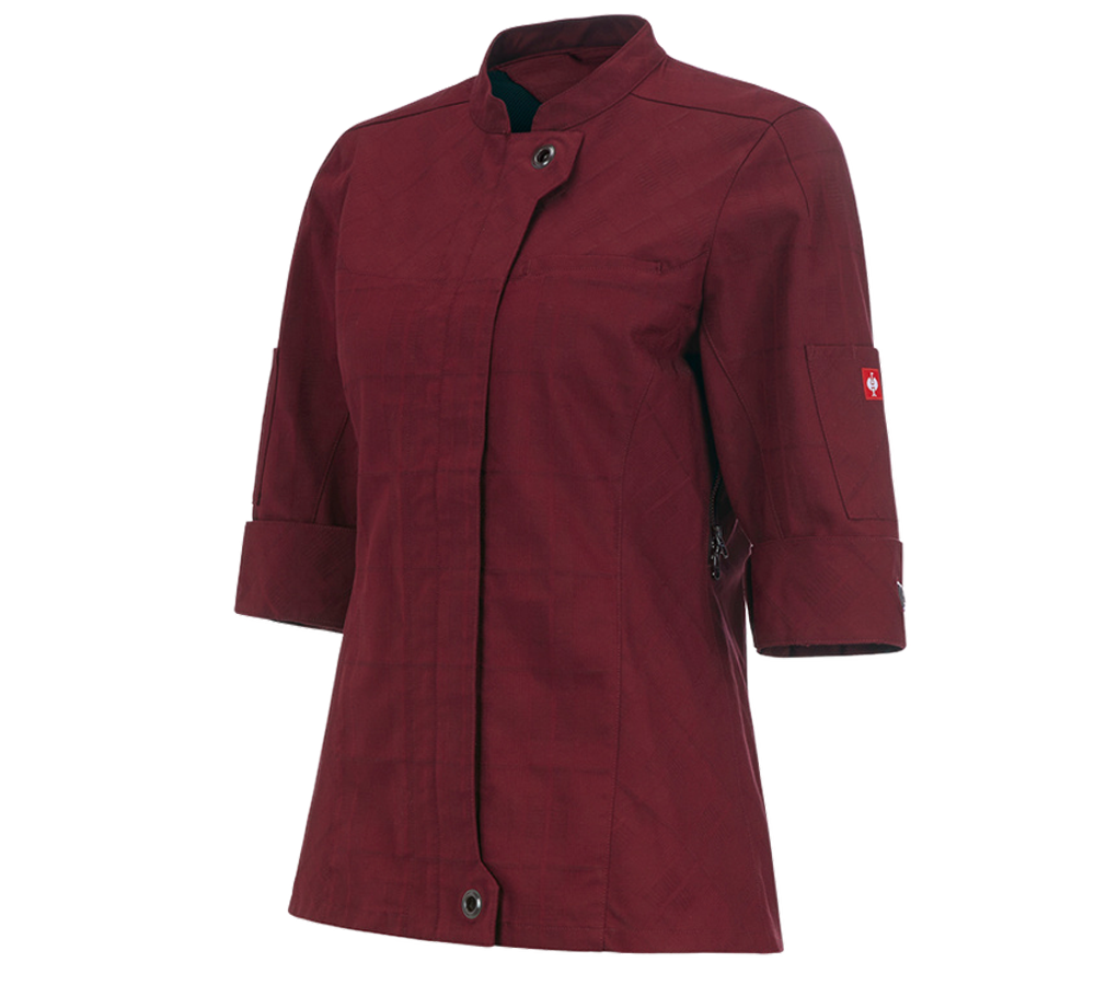 Shirts & Co.: Berufsjacke 3/4-Arm e.s.fusion, Damen + rubin