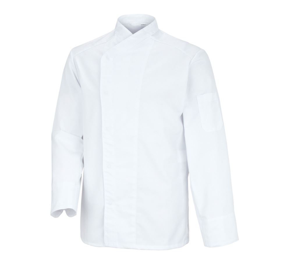 Thèmes: Veste de cuisinier Le Mans + blanc