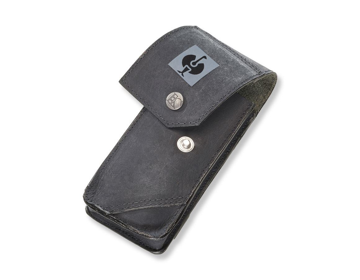 Werkzeugtaschen: Leder-Messeretui e.s.vintage + schwarz