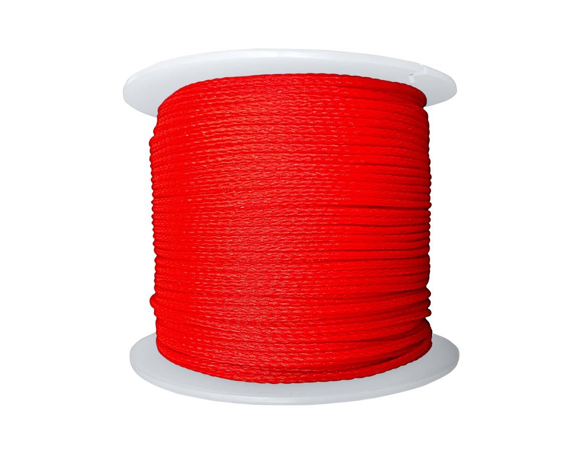 Marquer: Cordeau de maçon en polyéthylène, rouge 100 m + rouge