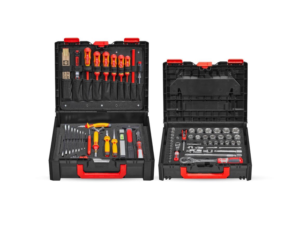 Werkzeuge: STRAUSSbox Werkzeug-Set Elektro pro 1/4" + 1/2"
