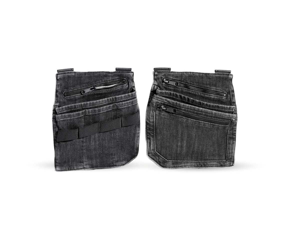 Werkzeugtaschen: Jeans-Werkzeugtaschen e.s.concrete + blackwashed