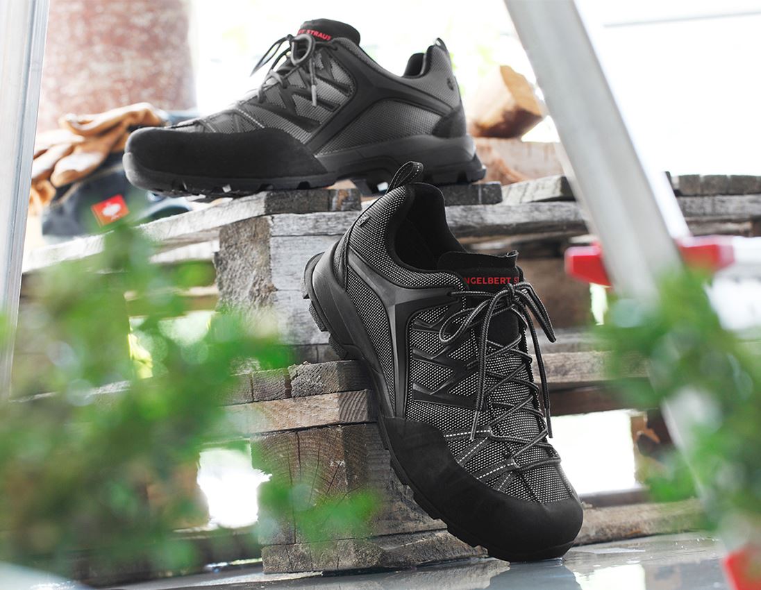 O2: e.s. O2 Chaussures de travail Setebos low + noir/anthracite